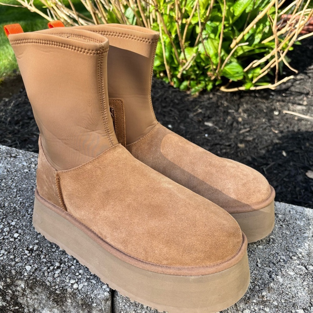 UGG NEW Classic Dipper Platform Boots Size 10